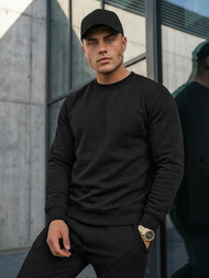 Ανδρικό σετ φόρμας μαύρο OZONEE JS/68C10380/3Z