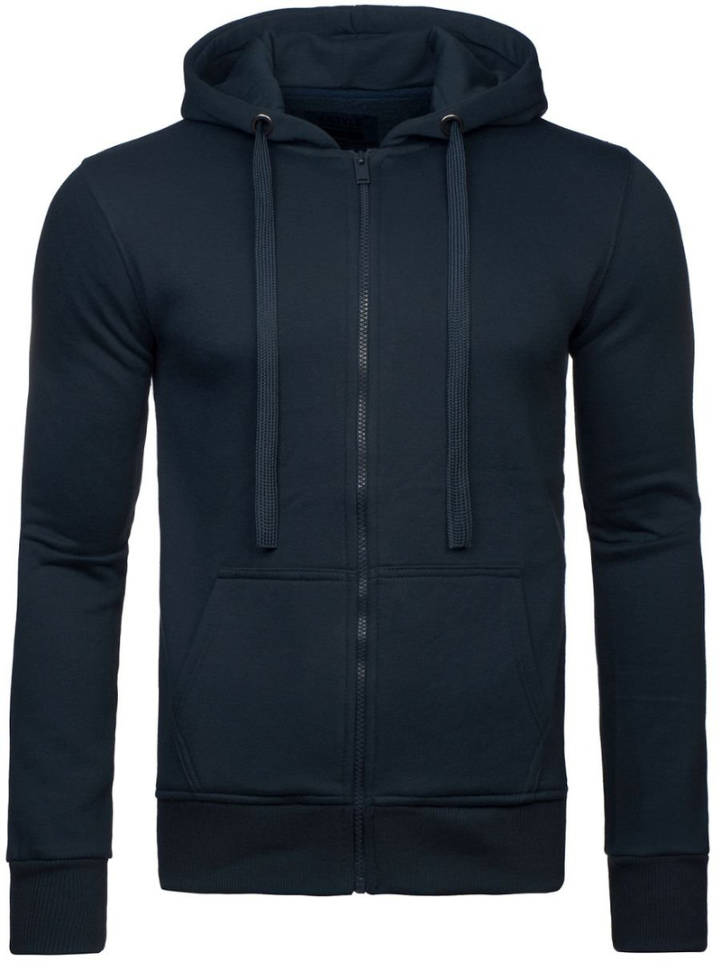 Ανδρικό Φούτερ με Κουκούλα ναυτικό μπλε OZONEE JS/2008Z