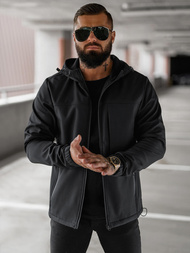 Ανδρικό μπουφάν softshell μαύρο OZONEE JS/27B6523/3Z