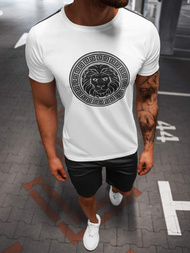 Ανδρικό σετ φόρμας ασπρό-μαύρο OZONEE O/HM788