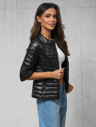 Γυναικείο μπουφάν μαύρο OZONEE O/H891Z