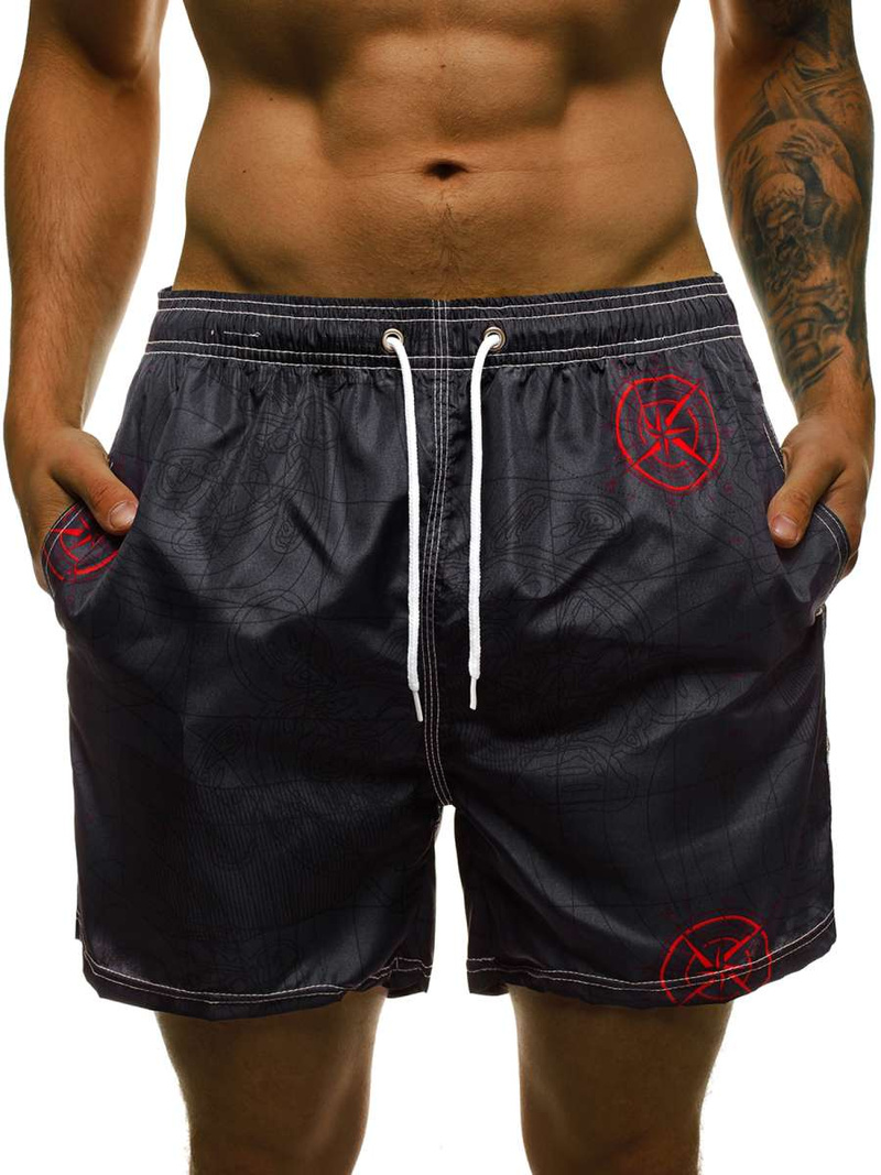 Ανδρικό μαγιό μαύρο OZONEE JS/ST073