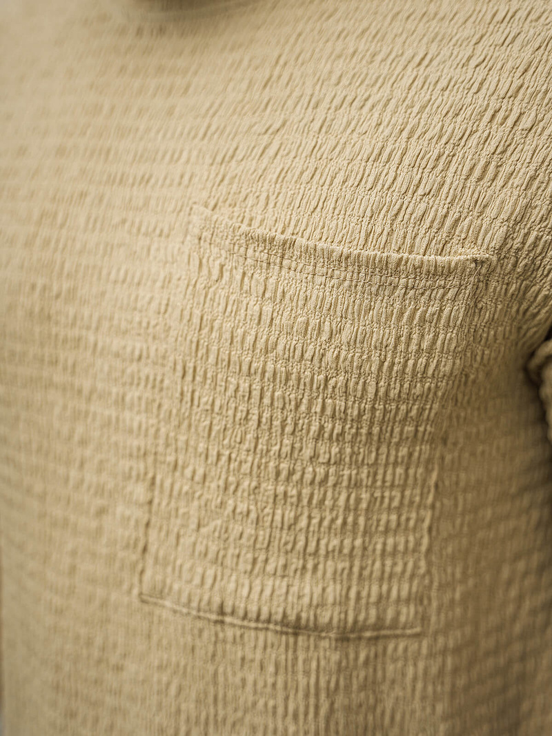 Ανδρικό μπλουζάκι kαμήλα OZONEE O/Y960T