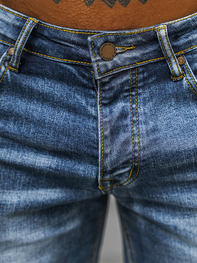 Ανδρικό σόρτς τζιν μπλε OZONEE O/JD-2417K