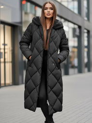 Γυναικείο μπουφάν μαύρο OZONEE JS/5M3173/392Z