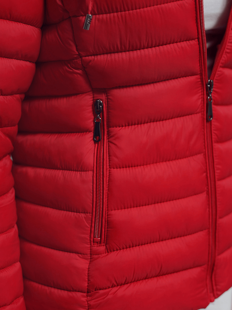 Γυναικείο μπουφάν kόκκινο OZONEE JS/16M9101/270