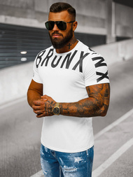 Ανδρικό μπλουζάκι λευκό OZONEE O/8T1265/1