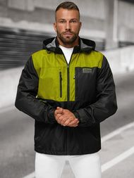 Ανδρικό μπουφάν μαύρο OZONEE JS/22M311/392Z