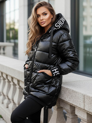 Γυναικείο μπουφάν μαύρο OZONEE JS/5M3188/392Z