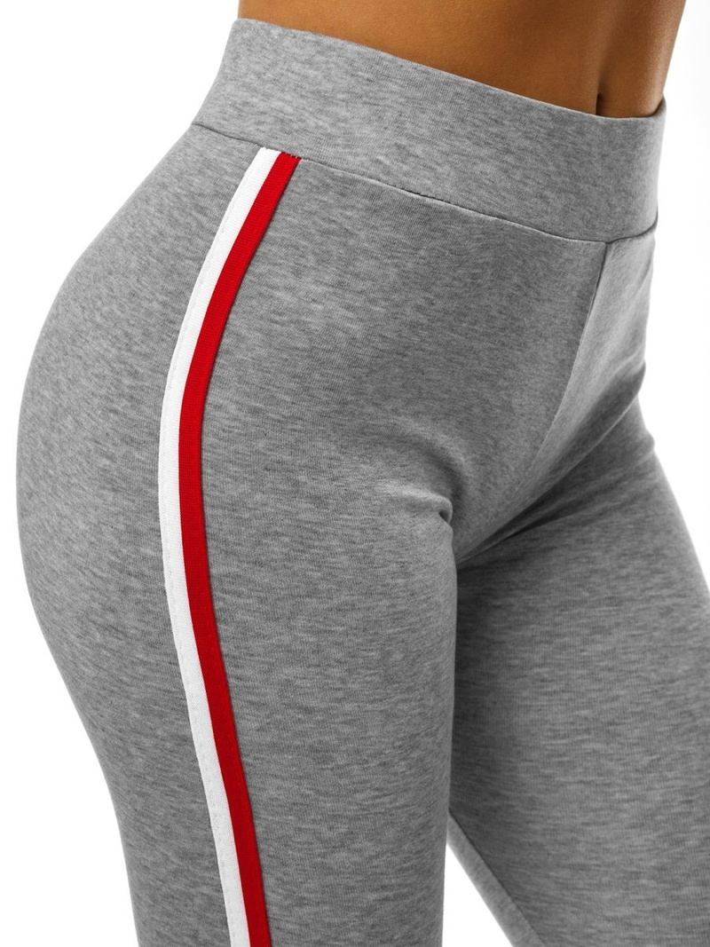 Γυναικείο κοντό κολάν γκρι OZONEE JS/1037/A3