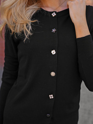 Γυναικείο πουλόβερ μαύρο OZONEE JS/53B5210/3