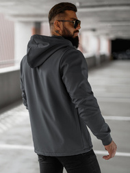 Ανδρικό μπουφάν softshell γραφίτη OZONEE JS/27B6529/5Z