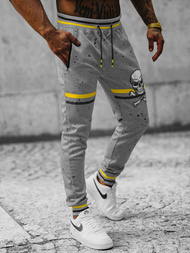 Ανδρικό παντελόνι φόρμας γκρι OZONEE JS/K10227Z