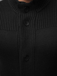 Ανδρικό πουλόβερ mαύρος OZONEE NB/MM6011/4