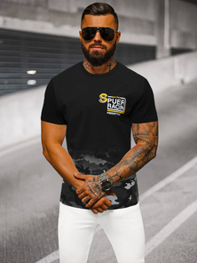 Ανδρικό μπλουζάκι γκρι OZONEE JS/S985/2Z