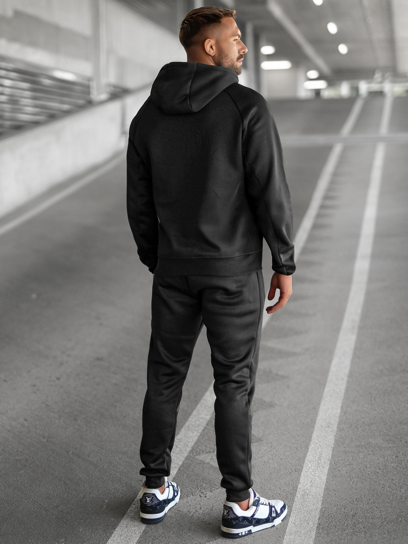 Ανδρικό σετ φόρμας μαύρο OZONEE JS/8C1967/3