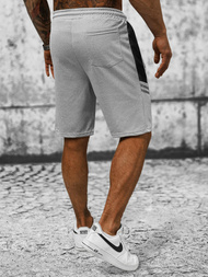 Ανδρικό σόρτς φόρμας γκρι OZONEE JS/8K280