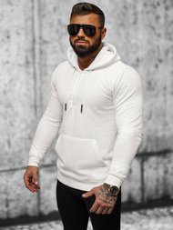 Ανδρικό Φούτερ με Κουκούλα eκρού OZONEE O/TB2273