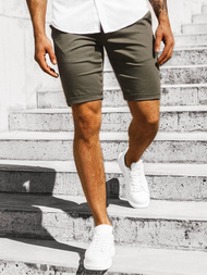 Ανδρικό σόρτς chino γραφίτη OZONEE DJ/1001