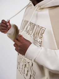 Φούτερ με Κουκούλα μπεζ OZONEE O/SWE23037Z