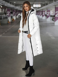 Γυναικείο μπουφάν λευκό OZONEE JS/5M3233/281