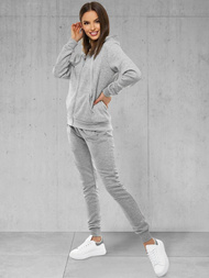 Γυναικεία αθλητική φόρμα γκρι OZONEE 53