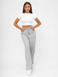 Γυναικείο μπλουζάκι λευκό OZONEE JS/96T666/1