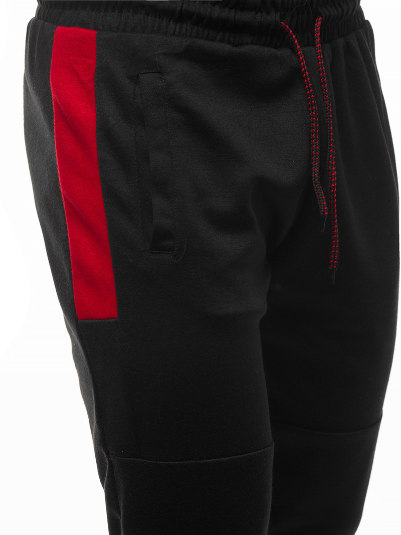 Ανδρικό παντελόνι φόρμας μαύρο OZONEE JS/JZ11021Z