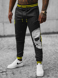 Ανδρικό παντελόνι φόρμας μαύρο OZONEE JS/K10228Z