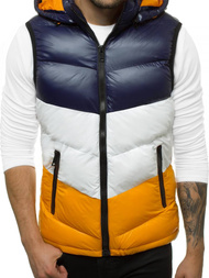 Ανδρικό αμάνικο μπουφάν ναυτικό μπλε OZONEE N/6501