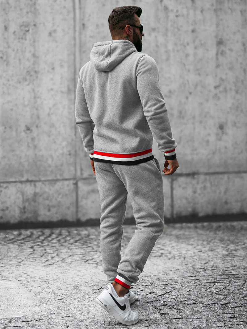 Ανδρικό σετ φόρμας γκρι OZONEE JS/8C65/2