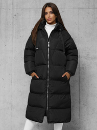 Γυναικείο μπουφάν μαύρο OZONEE JS/5M3163/392Z