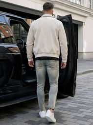 Ανδρικό τζιν παντελόνι μπλε OZONEE O/EM8886Z