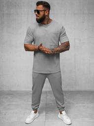 Ανδρικό μπλουζάκι Γκρί OZONEE O/Y960T