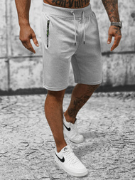 Ανδρικό σόρτς φόρμας γκρι OZONEE JS/8K296