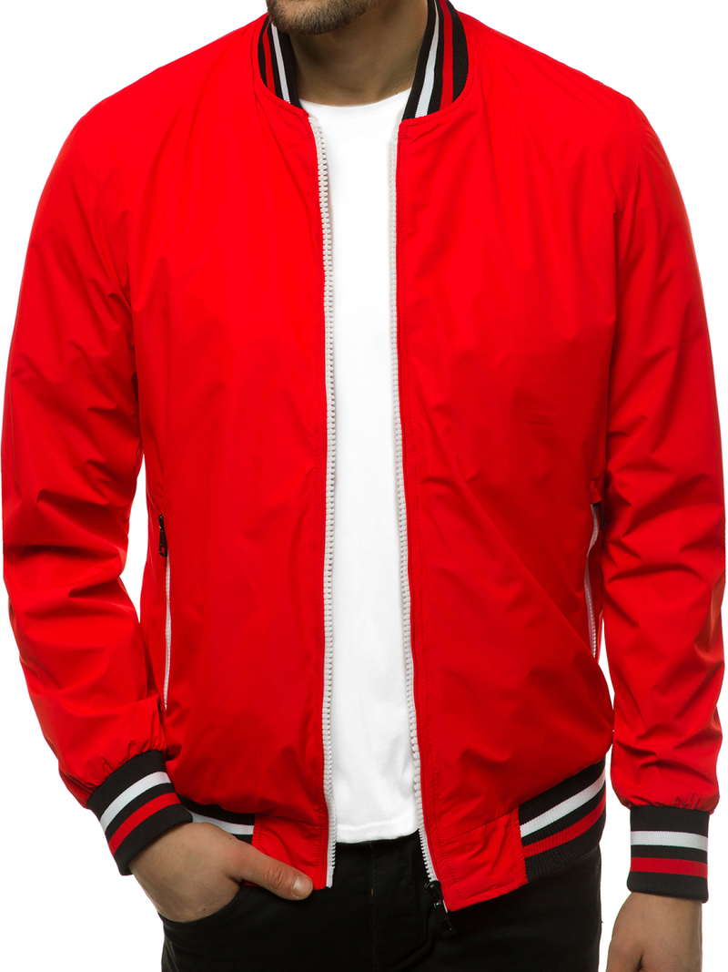 Ανδρικό Μπουφάν Bomber Κόκκινο OZONEE N/6197