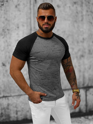 Ανδρικό μπλουζάκι Γραφίτης OZONEE JS/8T226/5