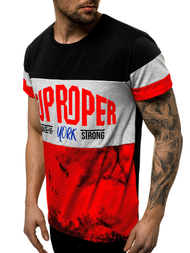 Ανδρικό μπλουζάκι μαύρο OZONEE JS/KS1974