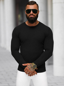 Ανδρικό πουλόβερ μαύρο OZONEE NB/MMB602/4Z