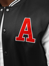 Ανδρικό φούτερ μαύρο OZONEE JS/8B1157/3