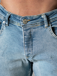 Ανδρικό τζιν παντελόνι μπλε OZONEE O/0526