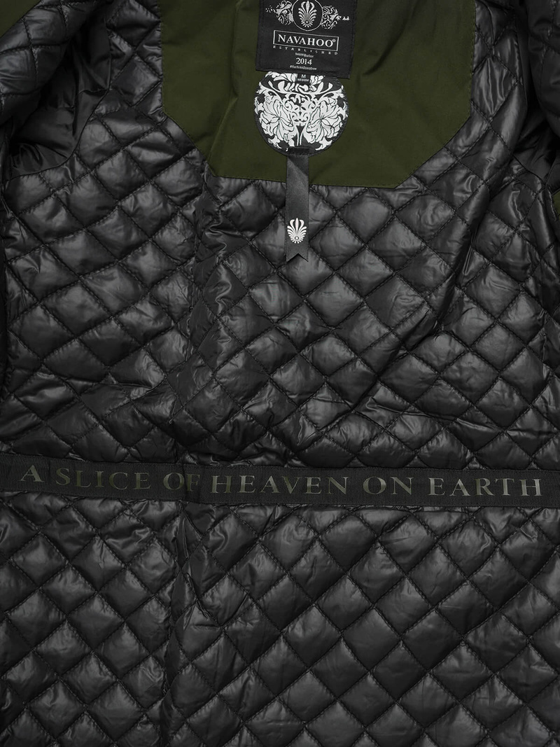 Γυναικείο μπουφάν χακί OZONEE O/W377Z