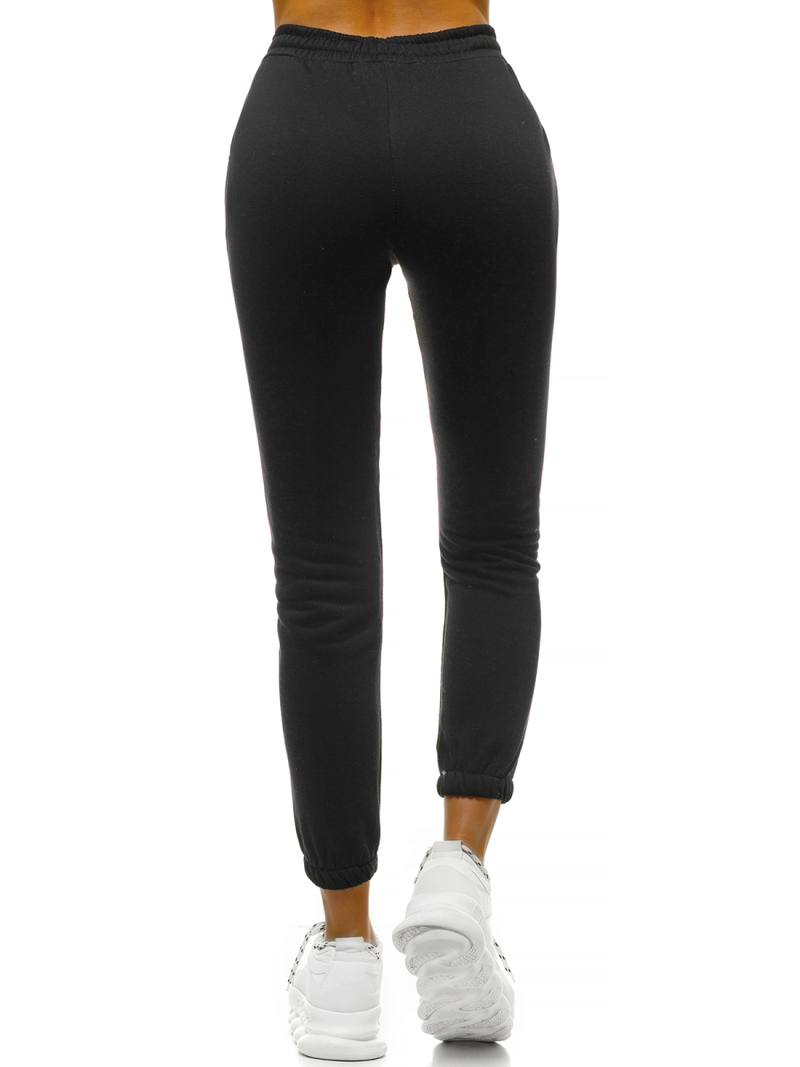 Γυναικείο παντελόνι φόρμας μαύρο OZONEE JS/KSW5008