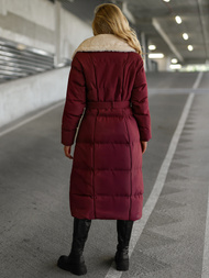 Γυναικείο μπουφάν mαρόν OZONEE JS/16M9168/06