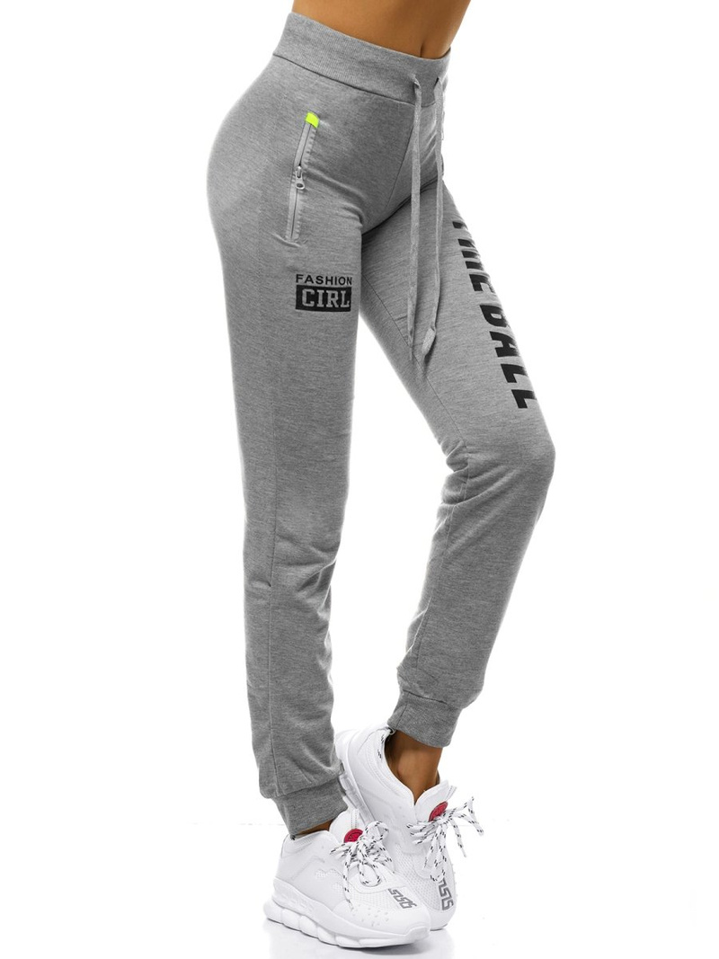 Γυναικείο παντελόνι φόρμας γκρι OZONEE O/82053