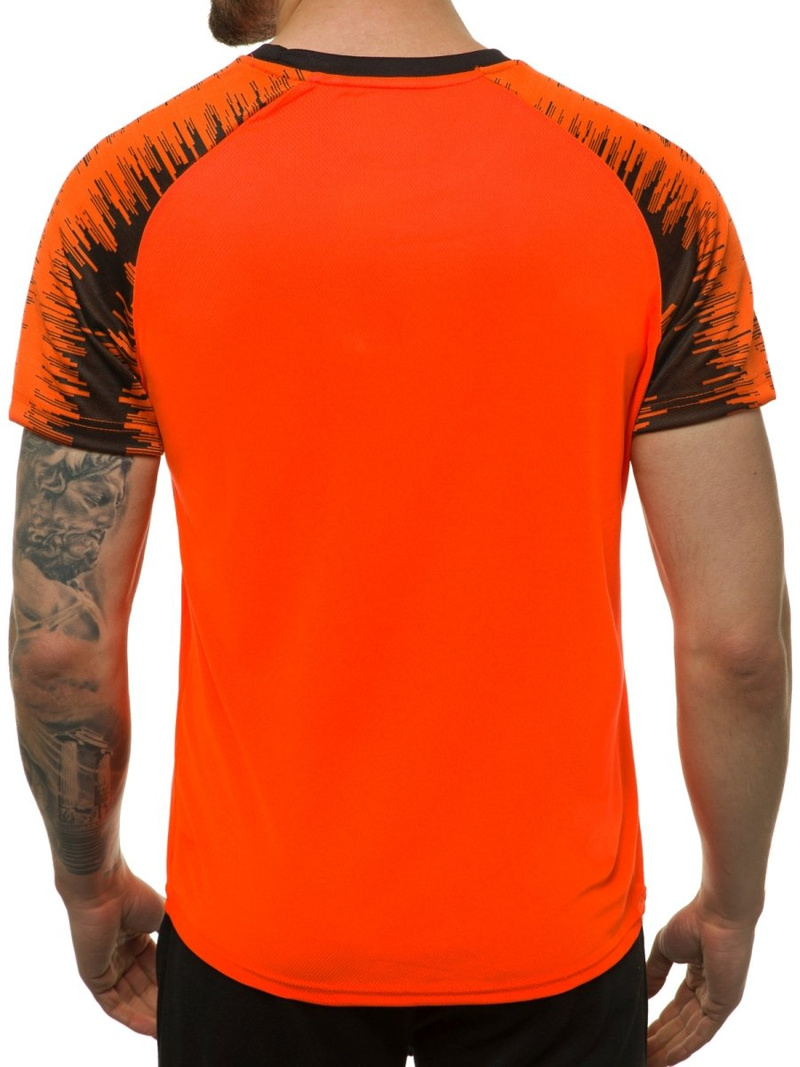 Ανδρικό μπλουζάκι πορτοκαλί OZONEE JS/KS2065