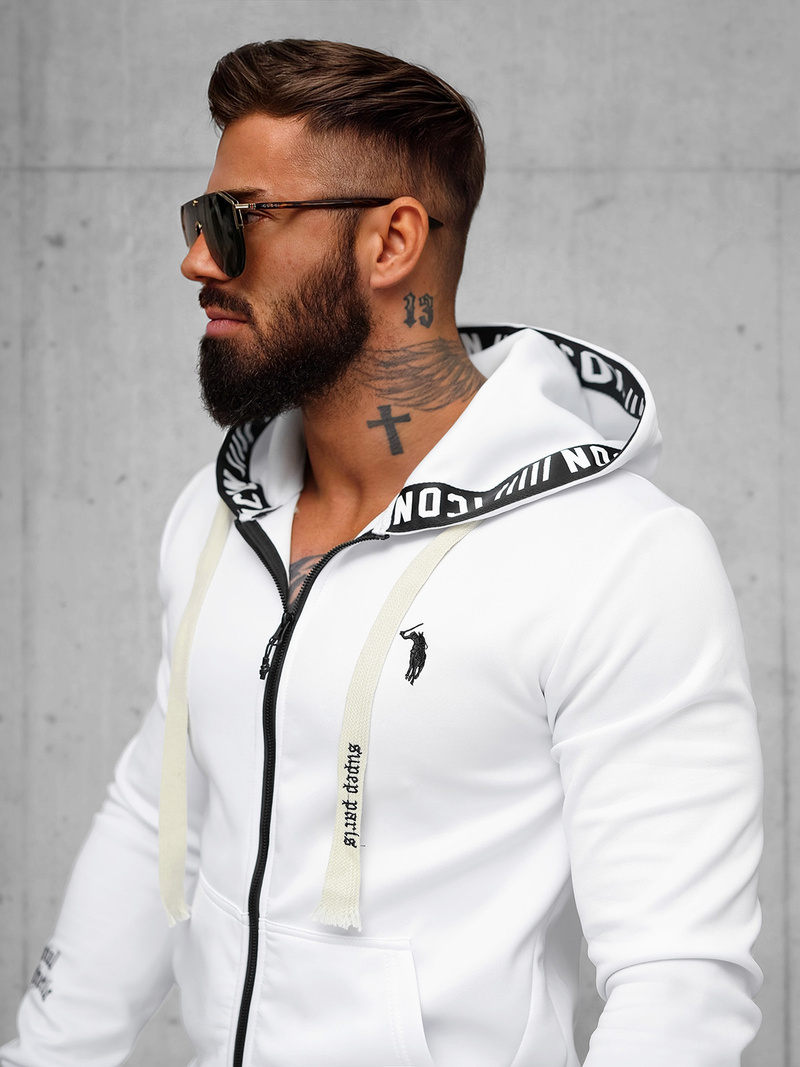 Ανδρικό σετ φόρμας λευκό OZONEE O/LN11675