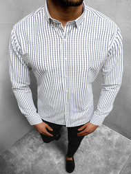 Ανδρικό πουκάμισο λευκό OZONEE O/1822