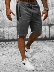 Ανδρικό σόρτς φόρμας γραφίτη OZONEE JS/8K280