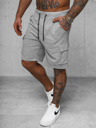 Ανδρικό σόρτς φόρμας γκρι OZONEE JS/8K1505/2